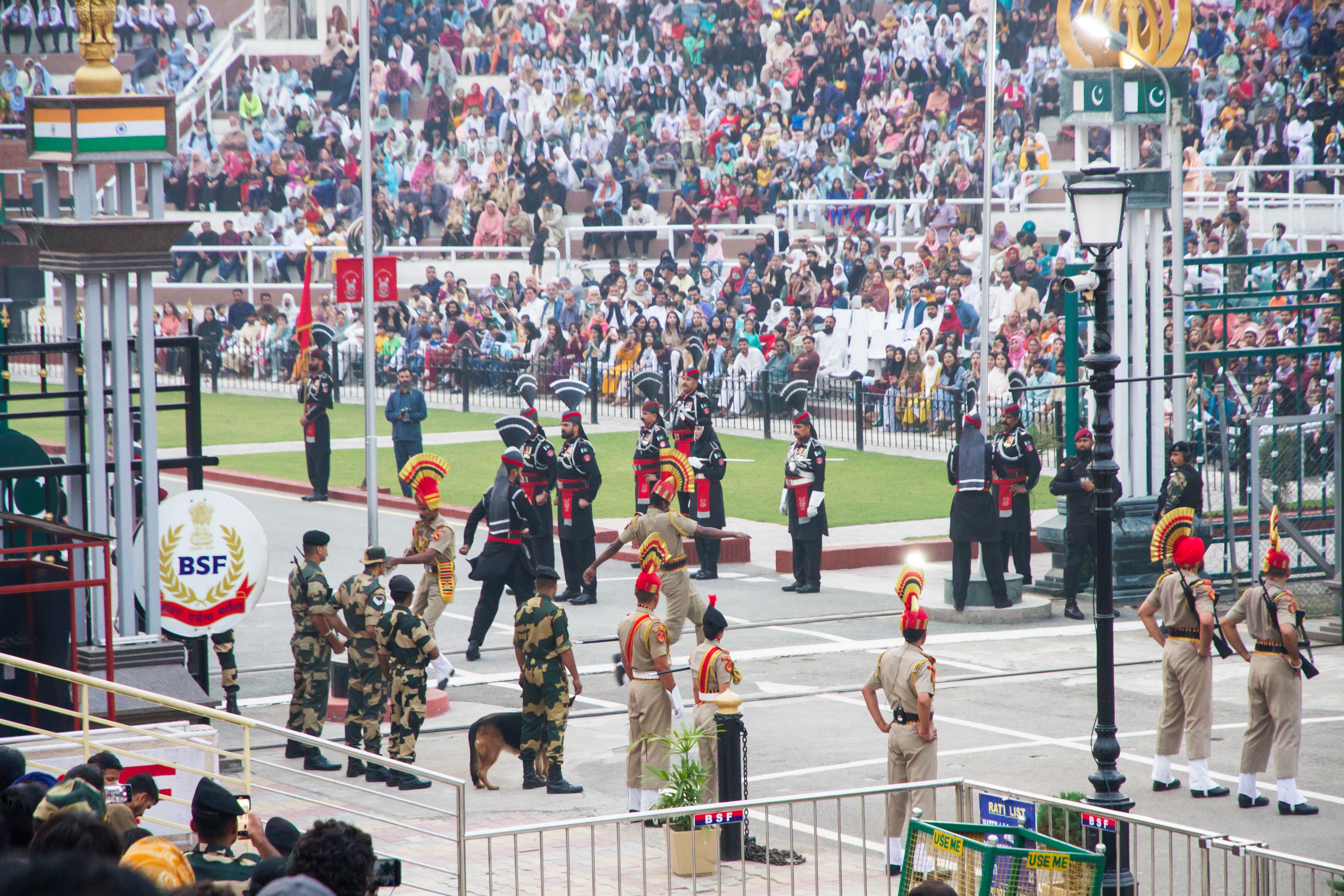 Scenes from Attari-Wagah Border